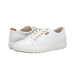 ECCO Soft 7 Sneaker, White, Size 7-7.5, EUC